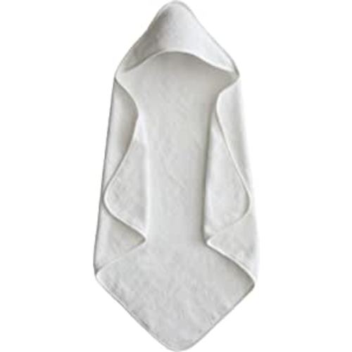 Amazon.com: mushie Baby Hooded Towel | Organic Cotton (Pearl) : Baby