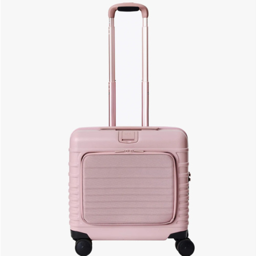 BÉIS 'The Mini Roller' in Atlas Pink - Kids Suitcases & Rolling Carry-On Luggage in Pink