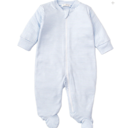Stripes Blue Pajama - Size: 0-3m