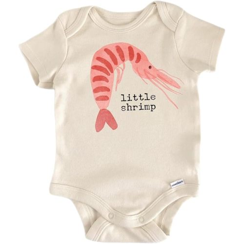 Little Shrimp - Baby Boy Girl Clothes Infant Bodysuit Funny Cute Newborn