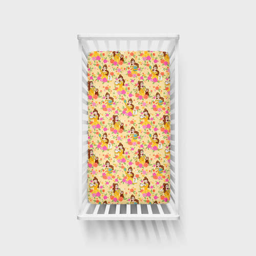 Disney Princess Belle Fitted Crib Sheet – Little Sleepies