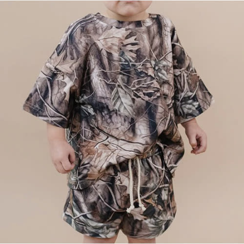 Shorts Set | Brown Camo