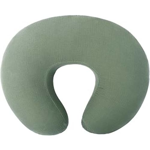 Owlowla Muslin Nursing Pillow Cover (Olive)
