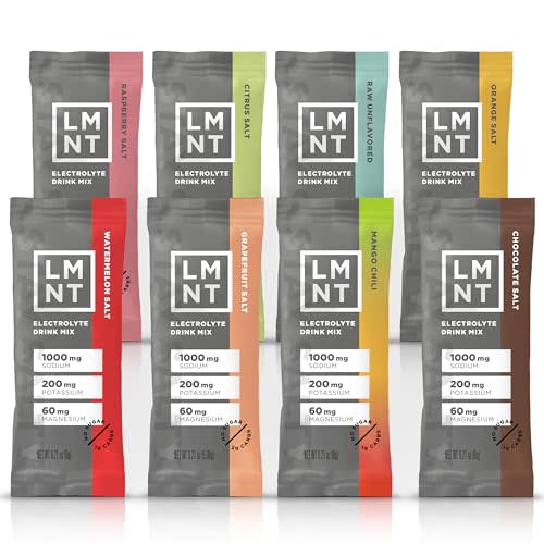 Drink LMNT Zero Sugar Electrolytes - Sample Pack | Drink Mix | 8-Count