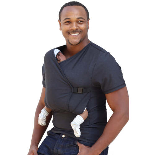 Black - Men's Newborn Baby Carrier