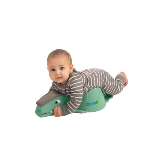 Crawligator Tummy Time Toy I Provides Mobility for Infants 4-12 Months I Early Childhood Dev (Sage)