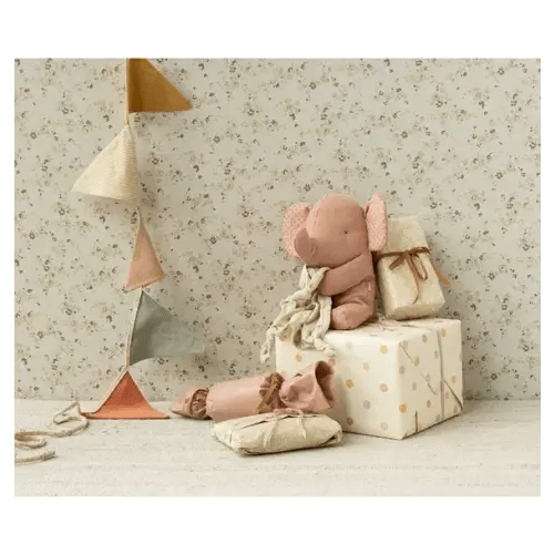 Brands We Love Lullaby Friends, Elephant - Old Rose by Janie and Jack