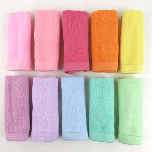 10-Pack Organic Cotton Baby-Terry Wash Cloths, Bright White | Honest Baby Clothing