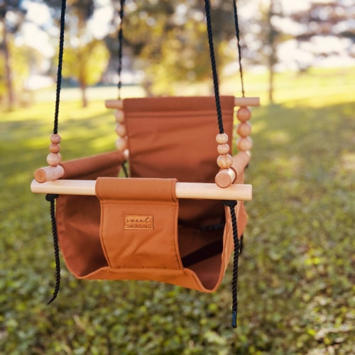 Sweet Swinging Baby / Toddler Swing in Nutmeg