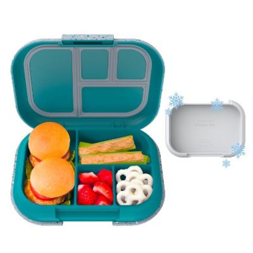 Bentgo Kids' Chill Lunch Box, Bento-Style Solution, 4 Compartments & Removable Ice Pack