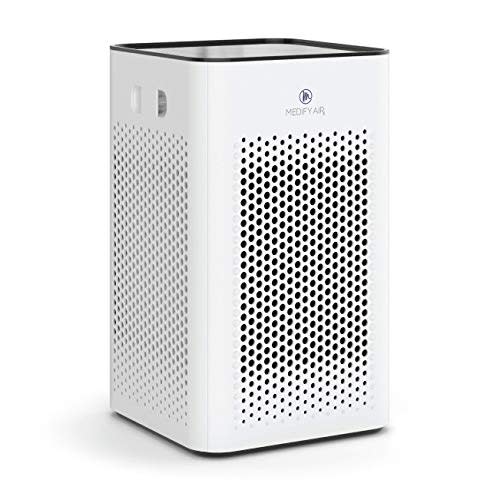 Medify MA-25 Air Purifier with True HEPA H13 Filter | 825 ft² Coverage in 1hr for Allergens, Smoke, Wildfires, Odors, Pollen, Pet Dander | Removal to 0.1 Microns | White, 1-Pack