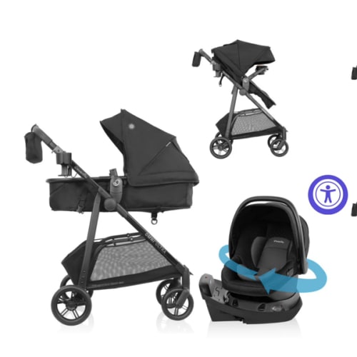Evenflo Evenflo Omni Ultra Travel System with Revolve180 LiteMax NXT Rotating Preemie and Infant Car Seat - Evenflo® Official Site – Evenflo® Company, Inc