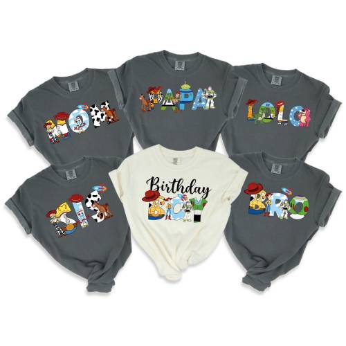 Toy Story Birthday Shirt, Custom Disney Birthday Boy Shirt, Toy Story Birthday Family Shirt, Custom Toy Story Shirt, Birthday Girl Gift Tee,