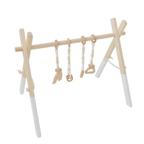 Wood play gym