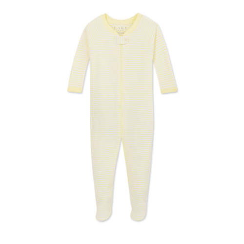 Baby Sleeper in Sunlight Mini Stripe — 0-3M