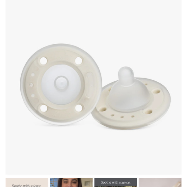 Ninni Pacifier Creme 2 Pack