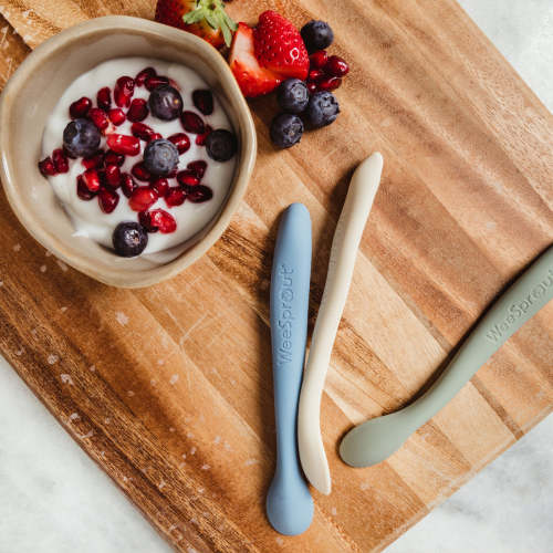 Silicone Baby Spoons | WeeSprout
