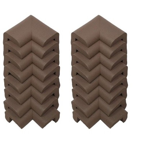 Kidkusion - Corner Cushion Brown 16 Pk