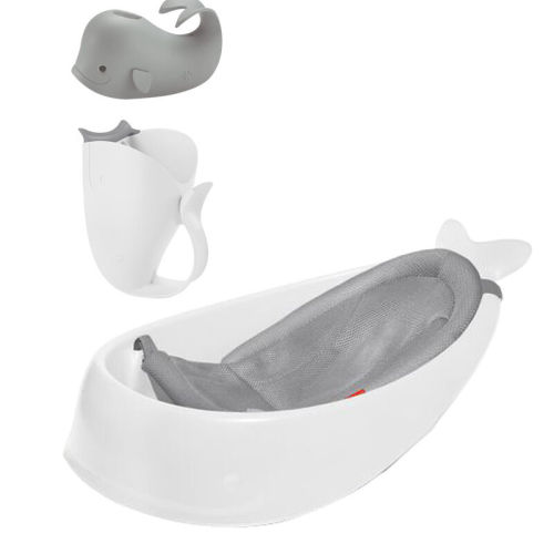 Grey Baby 3-Piece MOBY Bathtime Essentials Set | skiphop.com