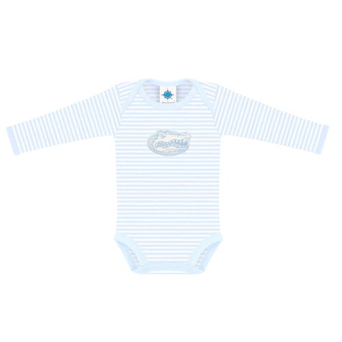 Florida Gators Stripe Long Sleeve Bodysuit | College Baby
