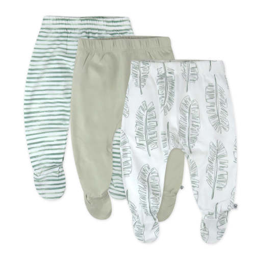 3-Pack Organic Cotton Footed Pants | Honest Baby Clothing