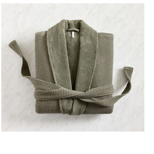 Waffle Weave Resort Robe | Pottery Barn