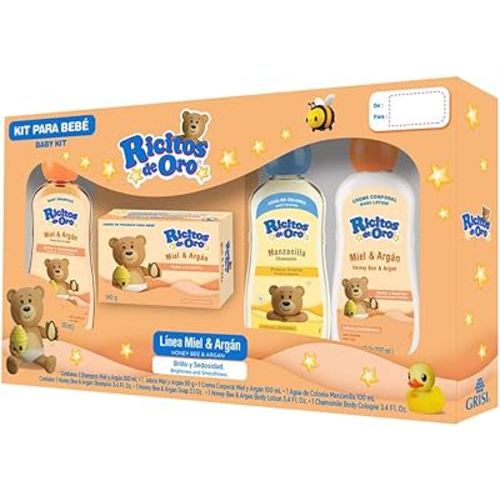 Ricitos de Oro Travel Kit, 4 Pieces