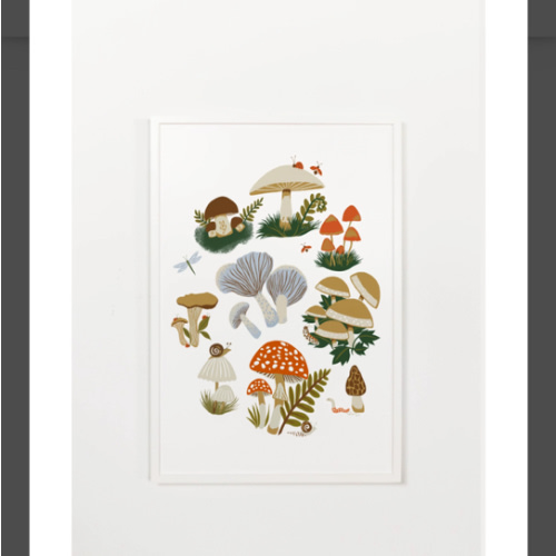 Mushroom Circle Art