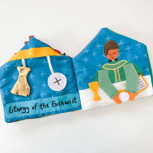 Catholic Mass Quiet Fabric Book