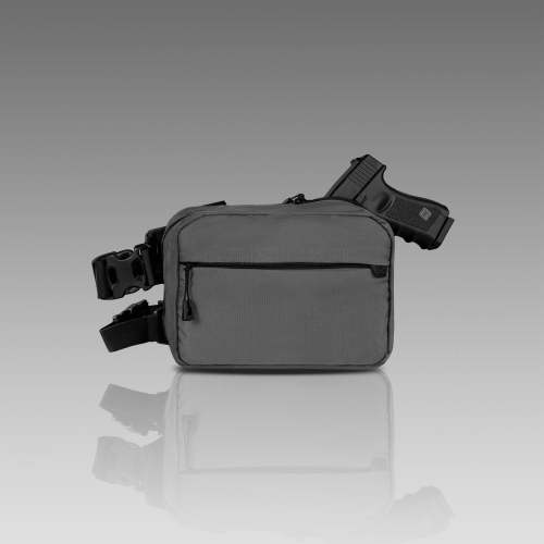 Q.A.P.L. CORDURA® CONCEALMENT BAG (LARGE) GUNMETAL GRAY