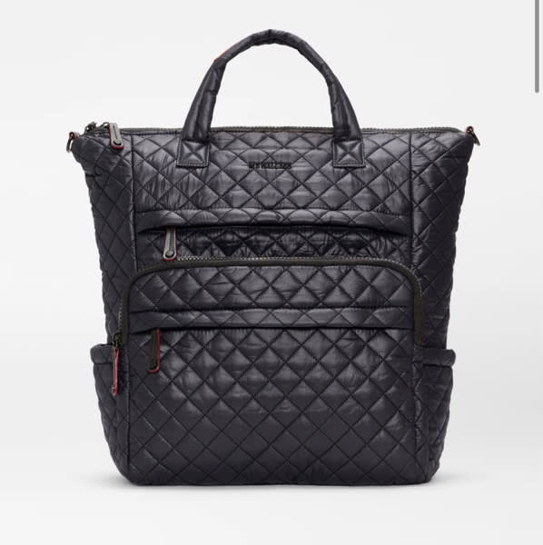 MZ Wallace Black Metro Utility Backpack - Luxury Quilted Backpack | MZ Wallace
