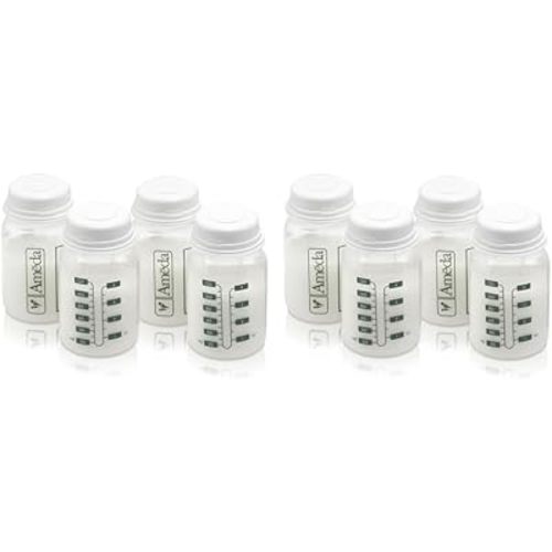 Ameda Breast Milk Storage Bottles (Pack of 2)
