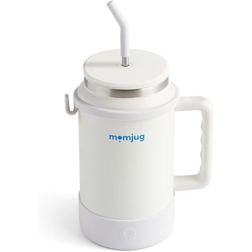 the Original Water Bottle for Moms without Breast Indicator (white)