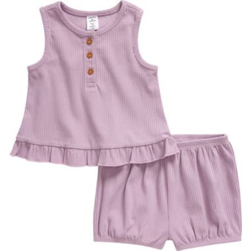 Rib Tank Top & Shorts Set