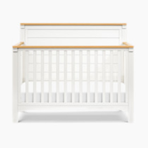 daVinci Shea 4-in-1 Convertible Crib - Warm White/Honey