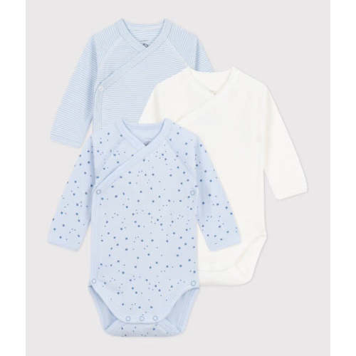 Petit Bateau - Pack of 3 Long Sleeve Bodysuits