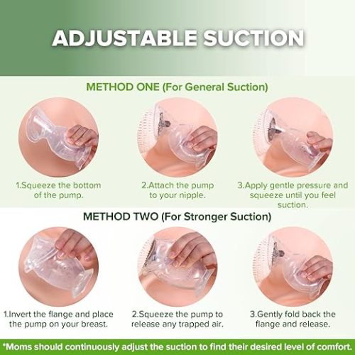 Haakaa Manual Breast Pump with Base 4 Fl Oz/100ml+Lid