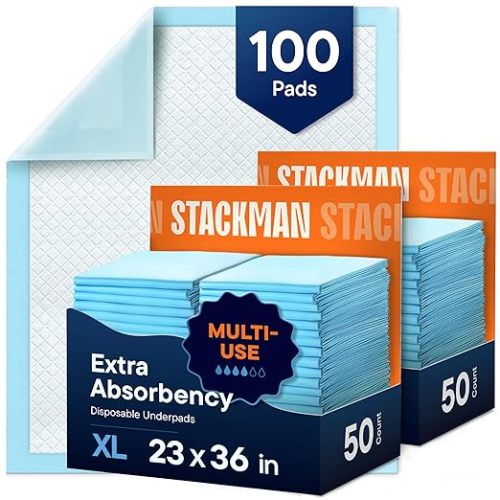 Chucks Pads Disposable [100-Pack] - Size XL
