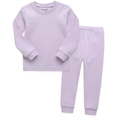 VAENAIT BABY 12M-12Y Kids Boys Girls Toddler Solid Cotton Daily Pajamas Pyjamas Sleepwear Set Basic