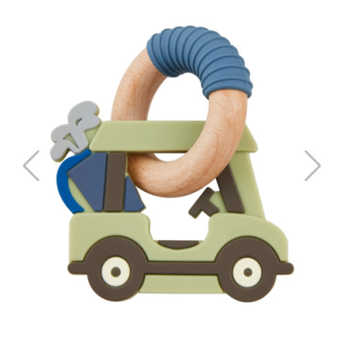Golf Cart Silicone Teether | Mud Pie