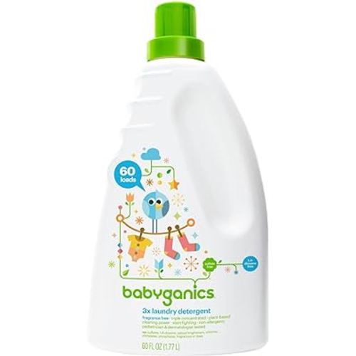 Babyganics Baby Laundry Detergent - Fragrance Free - 60 oz