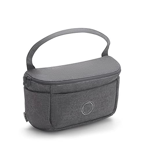 Bugaboo Organizer - Compact Size Multipocket Diaper Bag - Universal Compatible with Any Stroller - Attaches to the Handlebar - Grey Melange