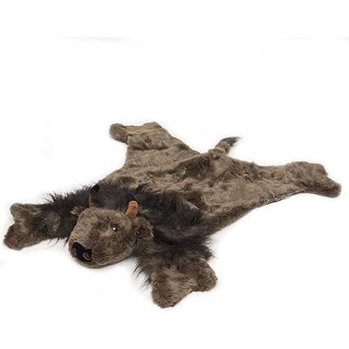 Carstens, Inc. Plush Buffalo Animal Rug, Small