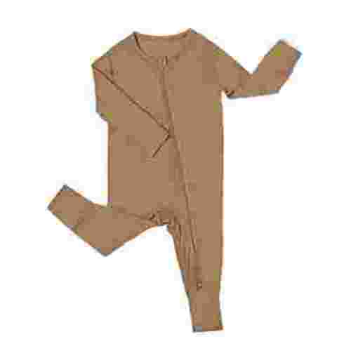 SXIMEE Unisex Baby Bamboo Viscose Pajamas with Mitten Cuffs Boys Girls 2 Way Zip Long Sleeve Sleepers