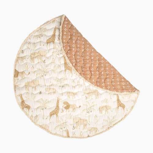 Crane Baby Cotton Quilted Playmat - Kendi Animals