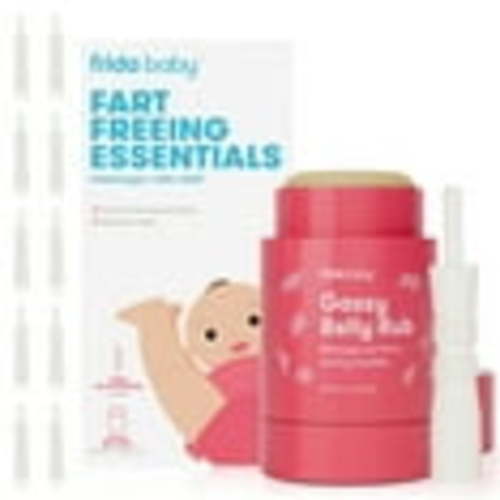 Frida Baby Newborn Remedies Kit: Windi Gasspasser & Gassy Belly Rub for Gas Relief, 2 Pieces