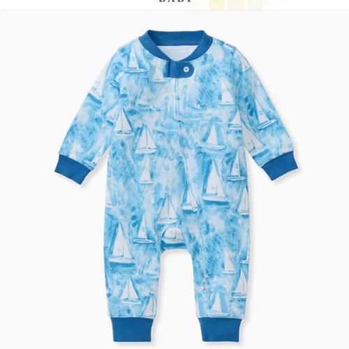 Mediterranean Sailing Organic Cotton Sleep & Play – Burt's Bees Baby