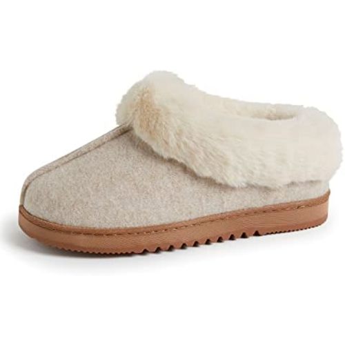 Dearfoams Women's Chloe Soft Knit Clog Slipper
