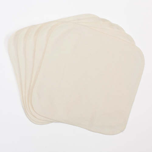 Colibri Bamboo Organic Cotton Wash Cloth - 5 pack | Nurtured