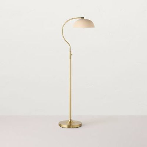 Brass Floor Lamp with Ceramic Shade - Hearth & Hand™ with Magnolia